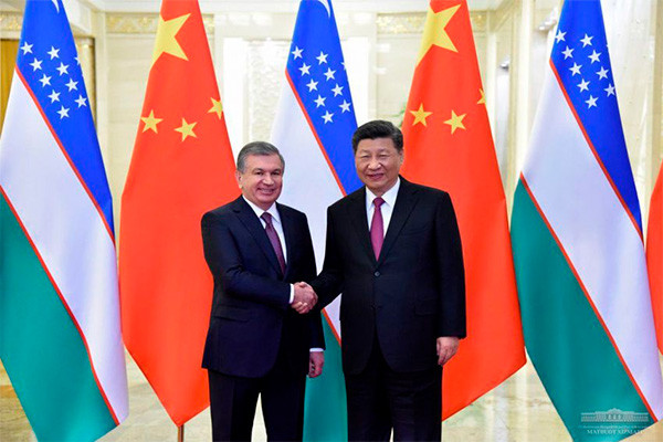 President of Uzbekistan meets with the Chinese President