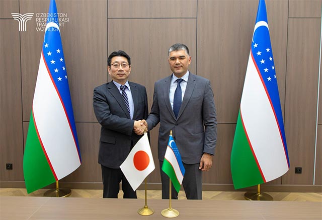 Узбекистан и Япония договорились о дальнейшем сотрудничестве в сфере транспорта и логистики