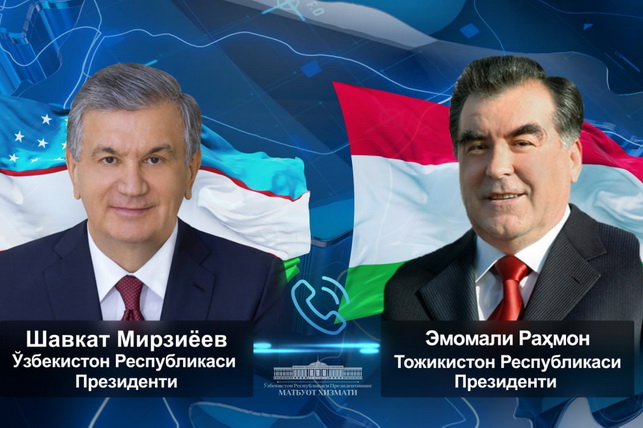 Шавкат Мирзиёев и Эмомали Рахмон обсудили развитие стратегического партнёрства