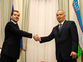 President of Uzbekistan arrives in Russia