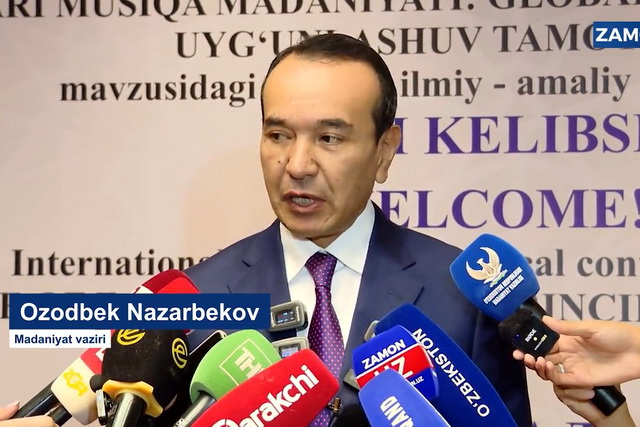 Ozodbek Nazarbekov compares culture to a bird that must be held carefully