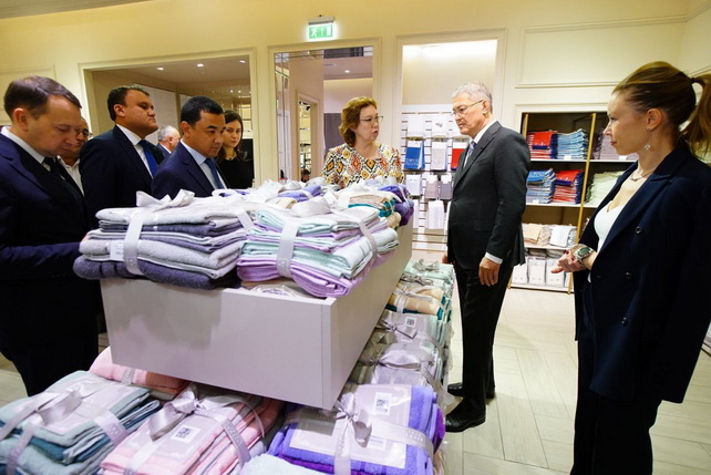 В Уфе открылся первый шоу-рум узбекской компании Aisha Home Textile