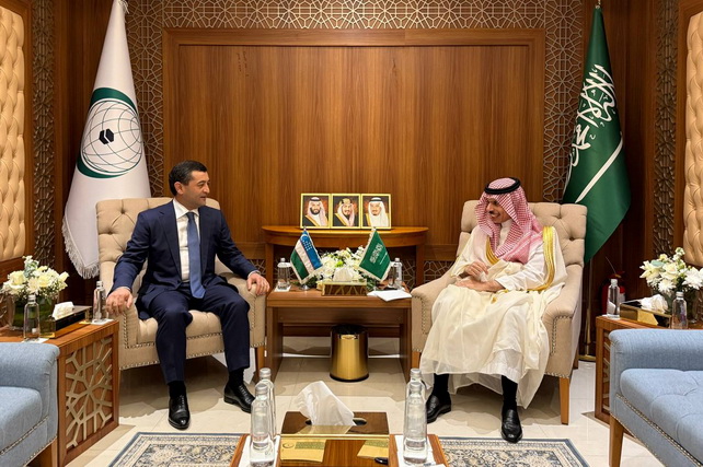 O‘zbekiston tashqi ishlar vaziri Saudiya Arabistoni tashqi ishlar vaziri bilan uchrashdi