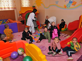 Открыто переоснащенное и отремонтированное отделение для детей с ограниченными возможностями