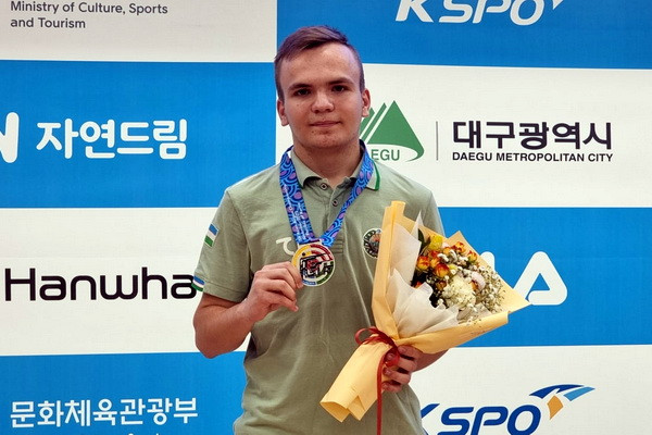 Uzbek athlete wins silver medal of Asian championship in air pistol shooting