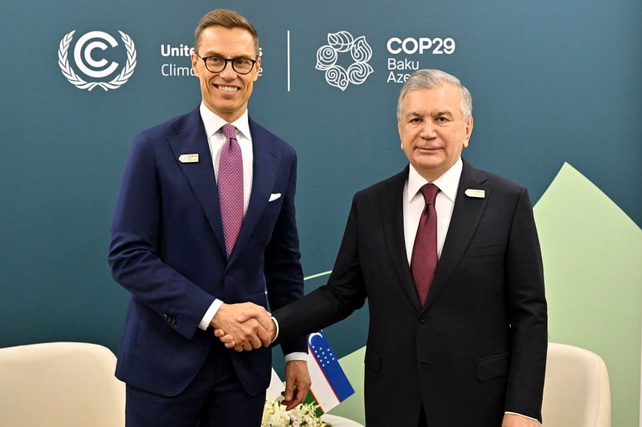 Президент Узбекистана провел встречу с Президентом Финляндии
