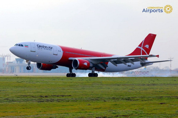 Иранская Qeshm Air начала регулярные полеты в Узбекистан