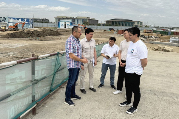 Metal construction work completed at Tashkent’s Olympic village