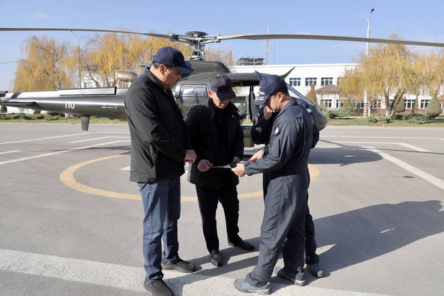В Ташкентской области запущено вертолетное патрулирование для экоконтроля