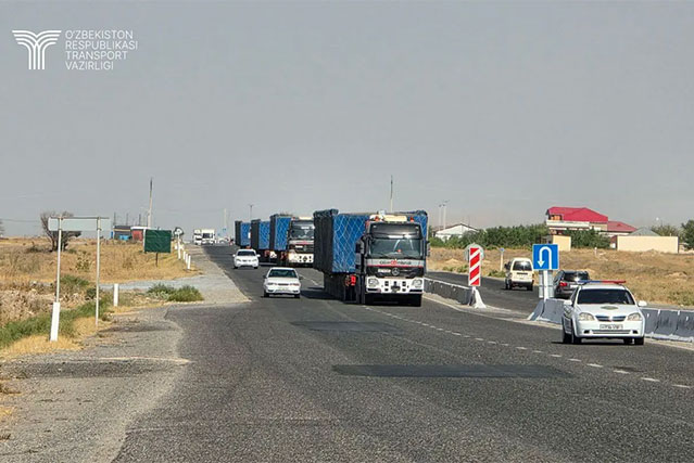 Uzbekistan Begins Direct Transport of Heavy and Oversized Cargo from Inland Regions of China