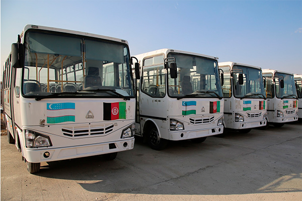Uzbekistan hands over 25 buses to Ministry of Higher Education of Afghanistan