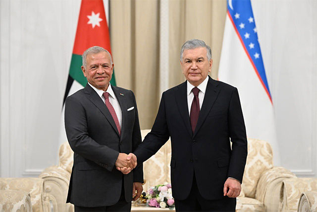 President of Uzbekistan and King of Jordan Discuss Deepening Comprehensive Partnership