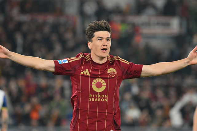 Eldor Shomurodov named AS Roma’s Player of the Month for April
