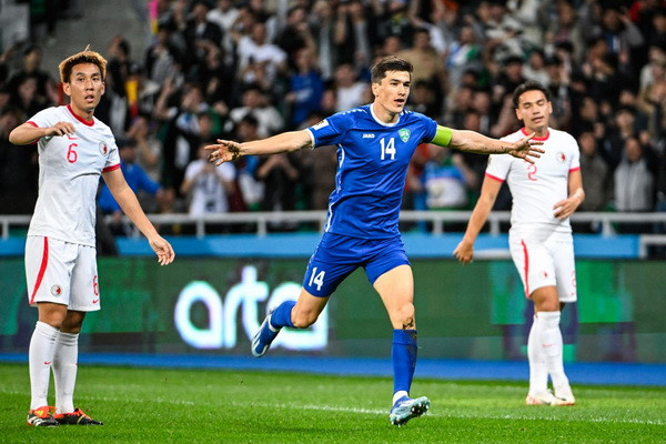 Uzbekistan beats Hong Kong
