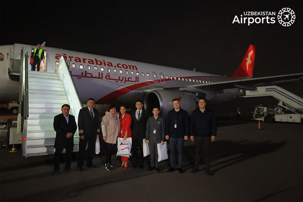 Air Arabia впервые запустила авиарейсы в Наманган