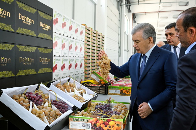 Президент ознакомился с работой Quva Agrostar