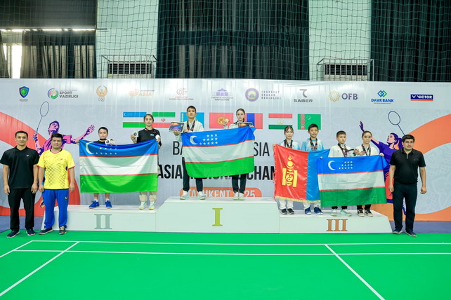 В Ташкенте завершился чемпионат Центральной Азии по бадминтону