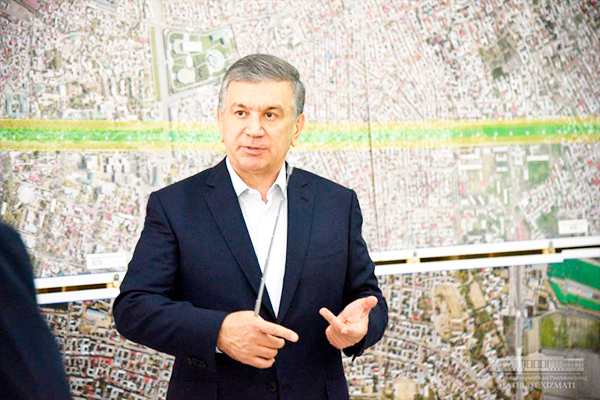 Шавкат Мирзиёев ознакомился с проектами по строительству «Samarkand city»