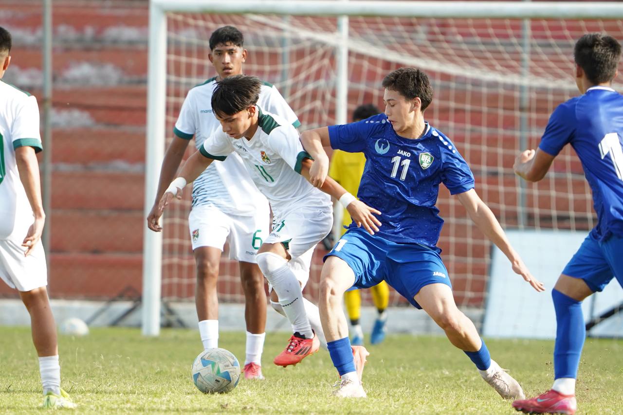 Юношеская сборная Узбекистана уступила Боливии в товарищеском матче