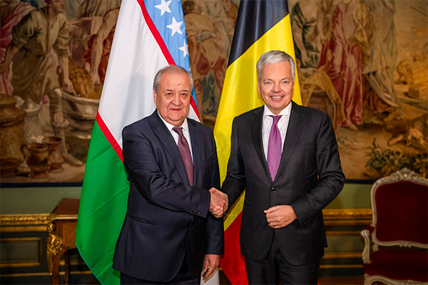 Uzbek, Belgian FMs discuss bilateral relations
