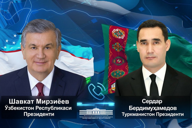 Состоялся телефонный разговор Шавката Мирзиёева и Сердара Бердымухамедова