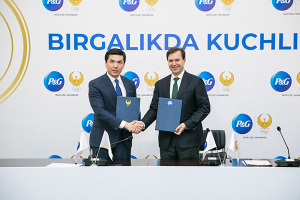 Procter & Gamble signs a cooperation agreement with the Olympic Committee of Uzbekistan