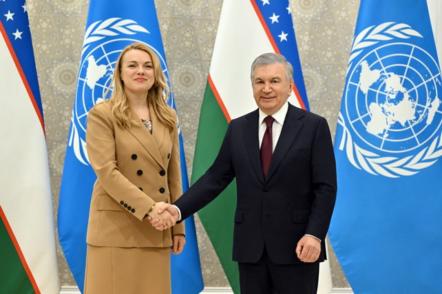 President of Uzbekistan holds meeting with UN Under-Secretary-General