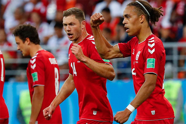 Дания с минимальным счетом обыграла Перу