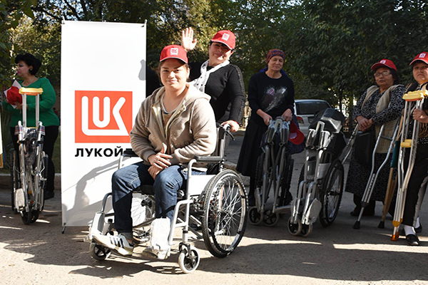 LUKOIL provides charitable assistance to people with special needs
