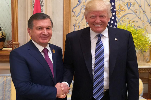 Президент Узбекистана встретился с Трампом