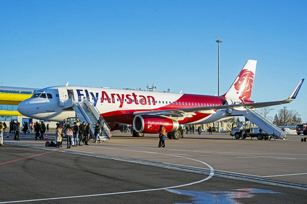«FlyArystan» Остона-Тошкент йўналиши бўйича рейсни йўлга қўймоқда