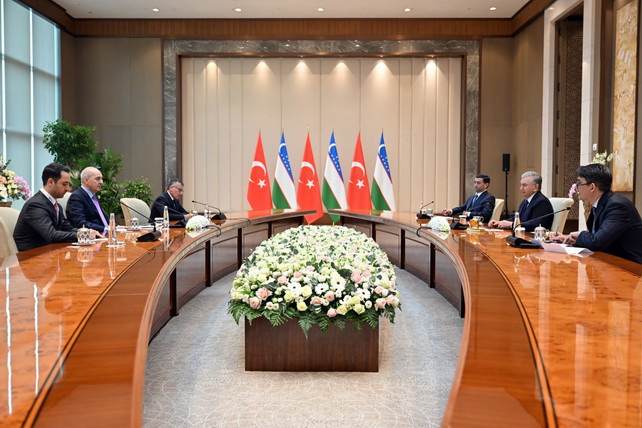 President of Uzbekistan meets with Turkish parliamentary delegation