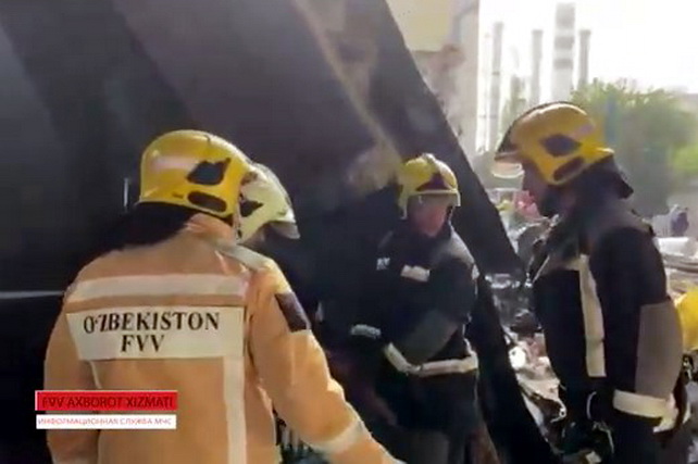 Пожар на газозаправке в Сурхандарье: двое пострадавших