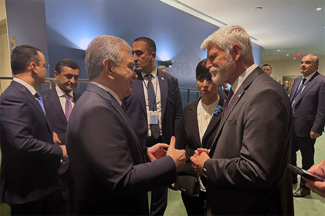 Лидеры Узбекистана и Чехии обсудили перспективы развития сотрудничества