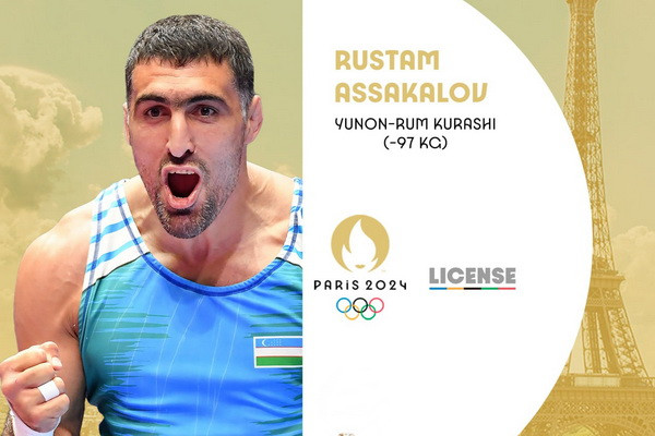 Rustam Assakalov to represent Uzbekistan at the Olympic Games for the third time
