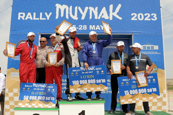 The winners of the competition "Rally Muynak" were determined