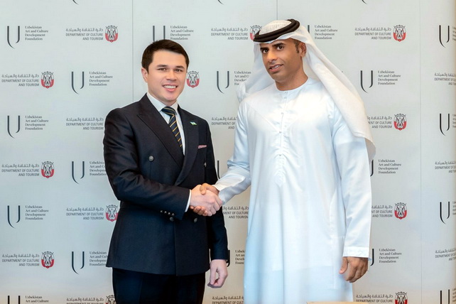 Abu Dhabi Culture and Tourism Department and Uzbekistan Art and Culture Development Foundation sign memorandum