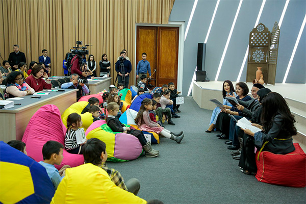 Presentation of project of audio books “Bolalik kunlarimda”