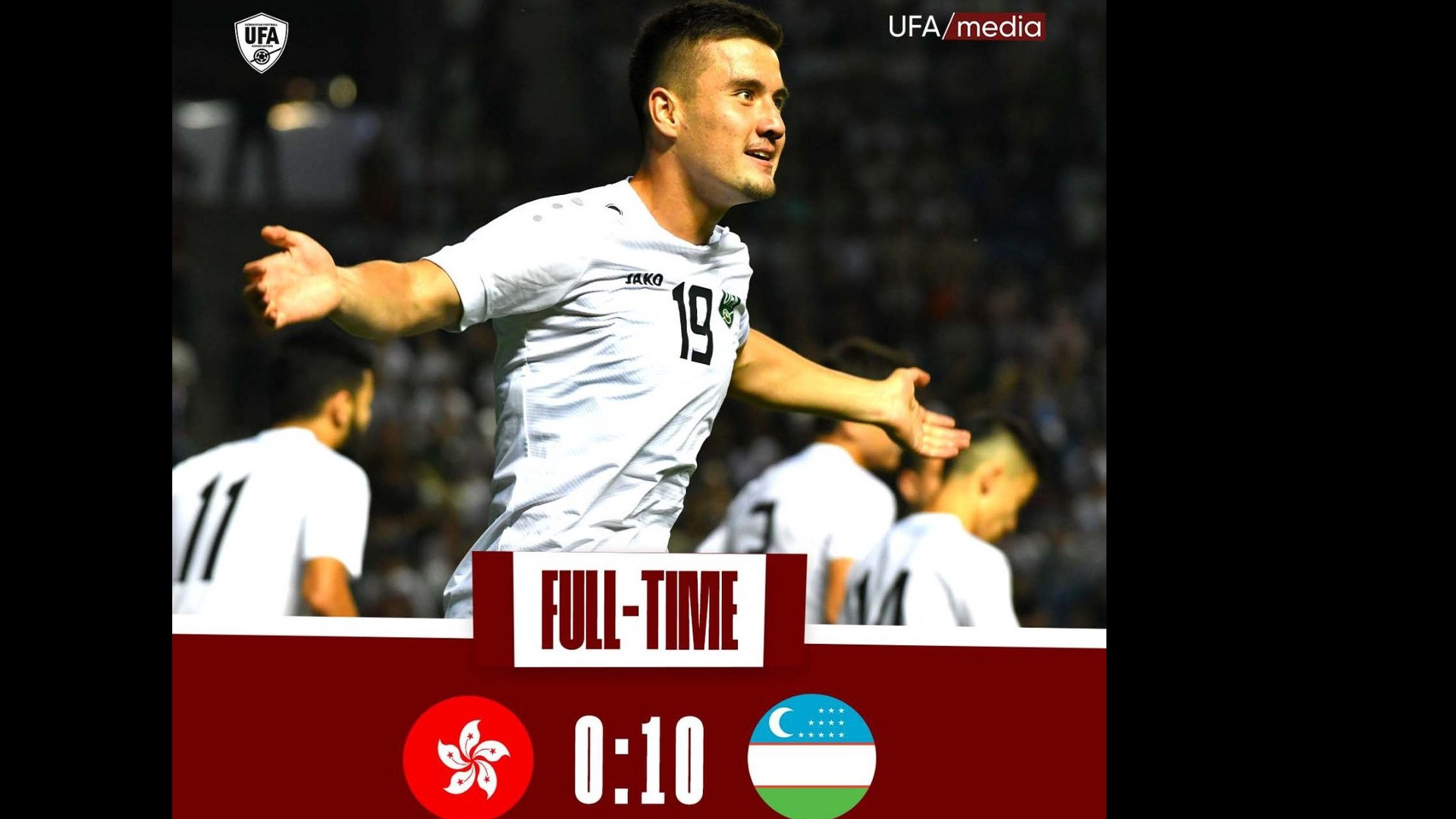 Uzbekistan U23 records 10:0 victory over Hong Kong