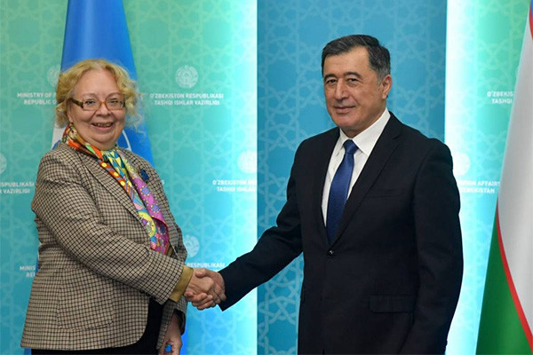 Uzbek FM receives the UN Under-Secretary-General
