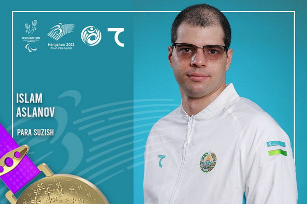 Hangzhou -2022: For the second time, para-swimmers of Uzbekistan completely occupied the podium