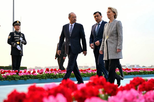 Yevropa komissiyasi prezidenti Ursula fon der Leyen O‘zbekistonga keldi