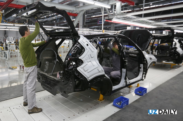 Автопроизводство в Узбекистане выросло на 11,8%