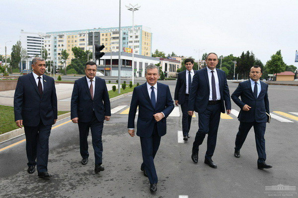 The President visits University town in Tashkent