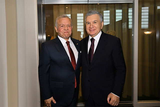 Президент Узбекистана провел встречу с Королем Иордании