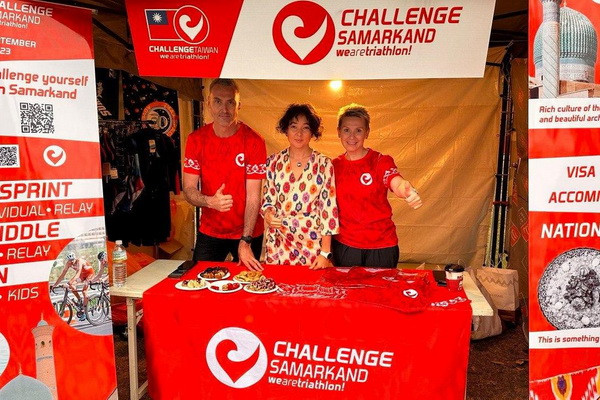 Triathlon Challenge Samarkand exhibition takes part in Taiwan