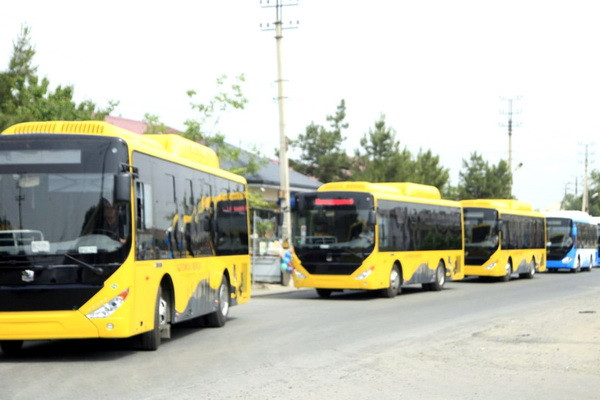 До конца года в Хорезм будет доставлено 100 новых автобусов