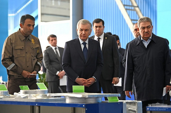Президент Қуюв-механика заводининг салоҳияти билан танишди