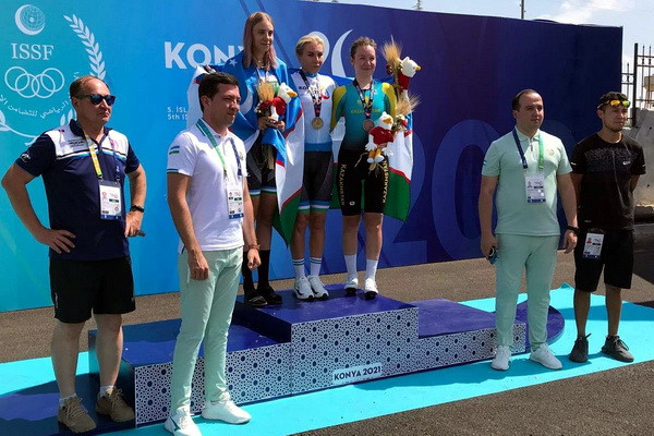 Konya-2021: Uzbekistan national cycling team win the entire set of medals in the individual road race