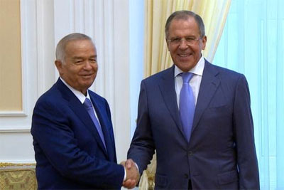 Президент Узбекистана принял главу МИД России